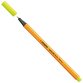 Fineliner Point 88 - tratto 0,4 mm - giallo neon 024 - Stabilo