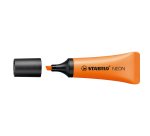 Evidenziatore stabilo Neon - punta a scalpello - tratto da 2,0-5,0mm - colore arancio  - Stabilo