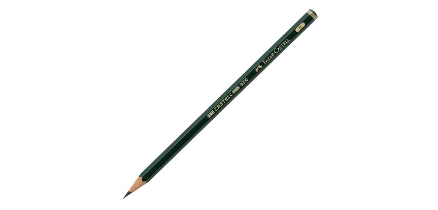 Matita in grafite Castell 9000 - gradazione H - esagonale - Faber-Castell