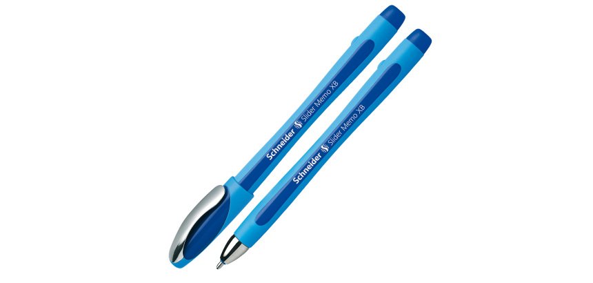Penna a sfera Slider Memo - punta XB - blu  - Schneider