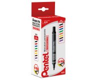 Marcatore permanente N50 - punta tonda - astuccio 8 colori assortiti - Pentel