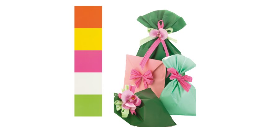Busta regalo Mat Pearly B - 25 x 40 cm - 40 micron - PPL - assortimento 5 colori - PNP - conf. 100 pezzi