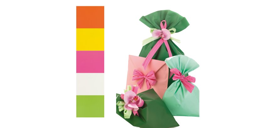 Busta regalo Mat Pearly B - 40 x 65 cm - 40 micron - PPL - assortimento 5 colori - PNP - conf. 50 pezzi