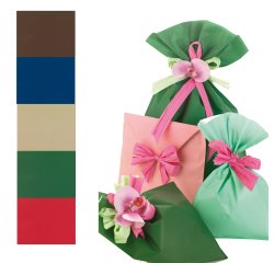 Busta regalo Mat Pearly A - 20 x 35 cm - 40 micron - PPL - assortimento 5 colori assortiti - PNP - conf. 100 pezzi