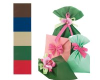 Busta regalo Mat Pearly A - 40 x 65 cm - 40 micron - PPL - assortimento 5 colori classici - PNP - conf. 50 pezzi