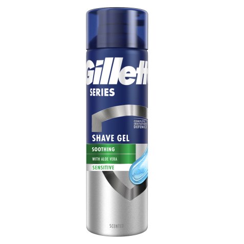 Gel da barba Gillette series - pelli sensibili - 75 ml (da viaggio) - Gillette