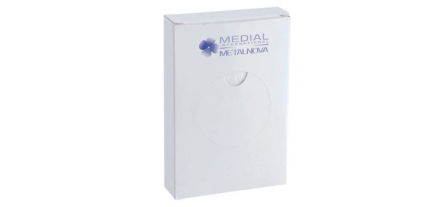 Sacchetti igienici - 8,7 x 11 x 1,2 cm - HDPE - bianco - Medial - conf. 25 pezzi