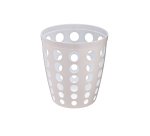 Gettacarte traforato - diametro 28 cm - altezza 27 cm - 12 L - bianco - Medial