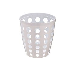 Gettacarte traforato - diametro 28 cm - altezza 27 cm - 12 L - bianco - Medial