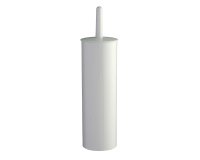 Portascopino WC Basica - da terra - ABS - diametro 10,3 cm - altezza 39,5 cm - bianco - Medial