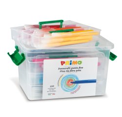 Pennarelli punta fine - colori assortiti - Primo - box 120 pezzi