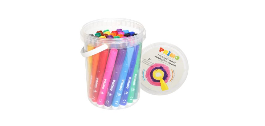 Primo 622BPJ36N felt pen Multi Multicolour 36 pc(s)