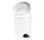Pattumiera a pedale Ruf - PP - 3 L - diametro 17,5 cm - altezza 21 cm - bianco - Medial