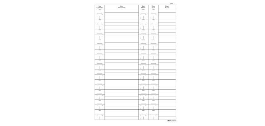 Registro nomina/revoca amministratore - 297 x 210mm - 16 fogli - Edipro