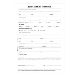 Modello richiesta dati anagrafici proprietario/affittuario - 2 copie - A4 - 29 x 21cm - Edipro