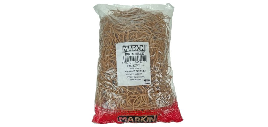 Elastici - diametro 15 cm - 1 kg - caucciù - avana - Markin