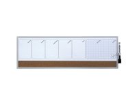 Organizer magnetico con calendario settimanale - 58,5 x 19 cm - orizzontale - Nobo