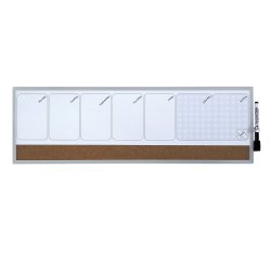 Organizer magnetico con calendario settimanale - 58,5 x 19 cm - orizzontale - Nobo