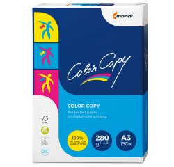 Carta Color Copy - A3 - 280 gr - bianco - Mondi - conf. 150 fogli