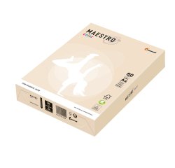 Carta Maestro Color - A4 - 80 gr - avorio/crema tenue CR20 - Mondi - conf. 500 fogli