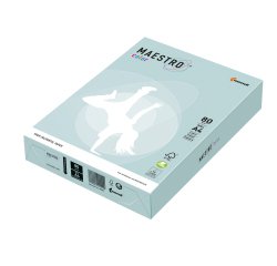 Carta Maestro Color - A4 - 80 gr - azzurro tenue BL29 - Mondi - conf. 500 fogli