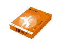 Carta Maestro Color - A4 - 80 gr - arancio forte OR43 - Mondi - conf. 500 fogli