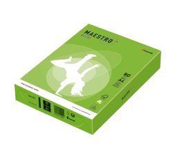 Carta Maestro Color - A4 - 80 gr - verde forte MA42 - Mondi - conf. 500 fogli