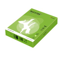 Carta Maestro Color - A4 - 160 gr - verde forte MA42 - Mondi - conf. 250 fogli