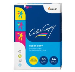 Carta Color Copy - A4 - 90 gr - bianco - Mondi - conf. 500 fogli