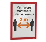 Cornice espositiva Duraframe - A4 - 21 x 29,7 cm - rosso - Durable