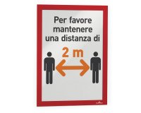 Cornice espositiva Duraframe - A4 - 21 x 29,7 cm - rosso - Durable