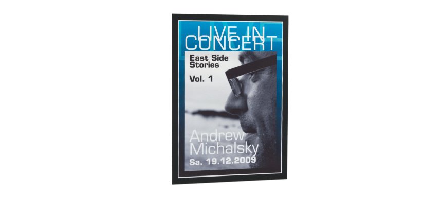 Cornice espositiva Duraframe - A3 - 29,7 x 42 cm - nero - Durable