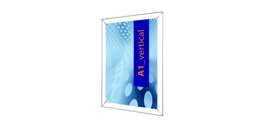 Cornice con pinze Poster Stretch - formato utile 50 x 70 cm - Studio T