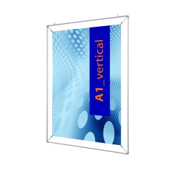 Cornice con pinze Poster Stretch - formato utile 70 x 100 cm - Studio T