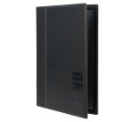 Portamenù Trendy - 1 inserto doppio incluso - A4 - 24 x 34 cm - nero - Securit