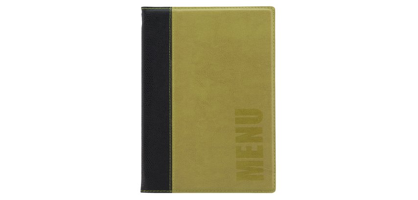 Portamenù Trendy - 1 inserto doppio incluso - A5 - 18 x 25 cm - verde - Securit