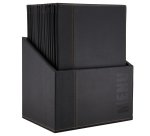 Menu Box Trendy - 20 portamenù - nero - Securit
