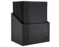 Menu Box Trendy - 20 portamenù - nero - Securit