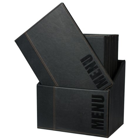 Menu Box Trendy - 20 portamenU' - nero - Securit