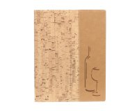 Carta dei vini Design -  1 inserto doppio incluso - A4 - 24 x 34 cm - sughero - Securit