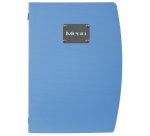 Portamenù Rio - 1 inserto doppio incluso - A4 - 24 x 34 cm - blu - Securit