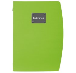 Portamenù Rio - 1 inserto doppio incluso - A4 - 24 x 34 cm - verde - Securit