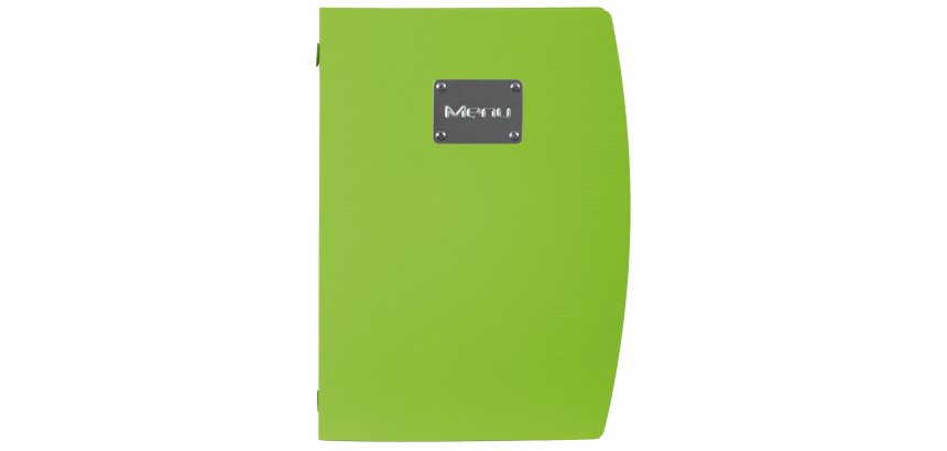 Portamenù Rio - 1 inserto doppio incluso - A4 - 24 x 34 cm - verde - Securit