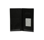 Portaconto Basic - 23,7 x 12,5 cm - PVC - nero - 4+2 buste fisse incluse - Securit