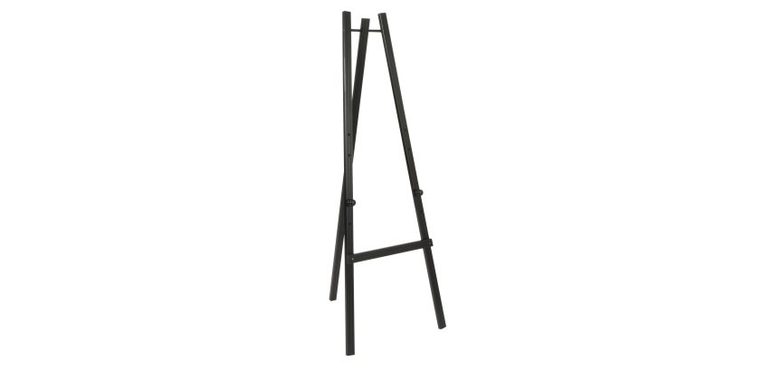 Cavalletto in legno nero - altezza 165 cm - Securit
