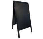 Lavagna Sandwich - cavalletto nero - 69 x 125 cm - Securit