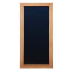 Lavagna Woody - teak - 20 x 40 cm - Securit