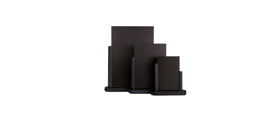 Lavagna da tavolo Elegant - A4 - 27,5 x 32 x 7 cm - nero - Securit