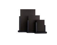Lavagna da tavolo Elegant - A6 - 15,5 x 17 x 5 cm - nero - Securit