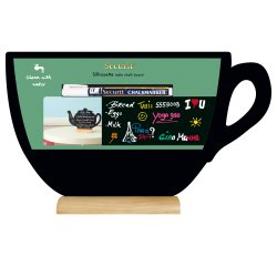 En_securit ardoise tasse + base